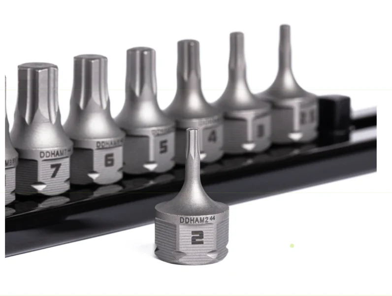 GRIPEDGE 10-PC RPT 1/4'' Drive Low-Profile Metric Hex Dual Action Driver Bit Set Part #DDHAM10S - Image 3