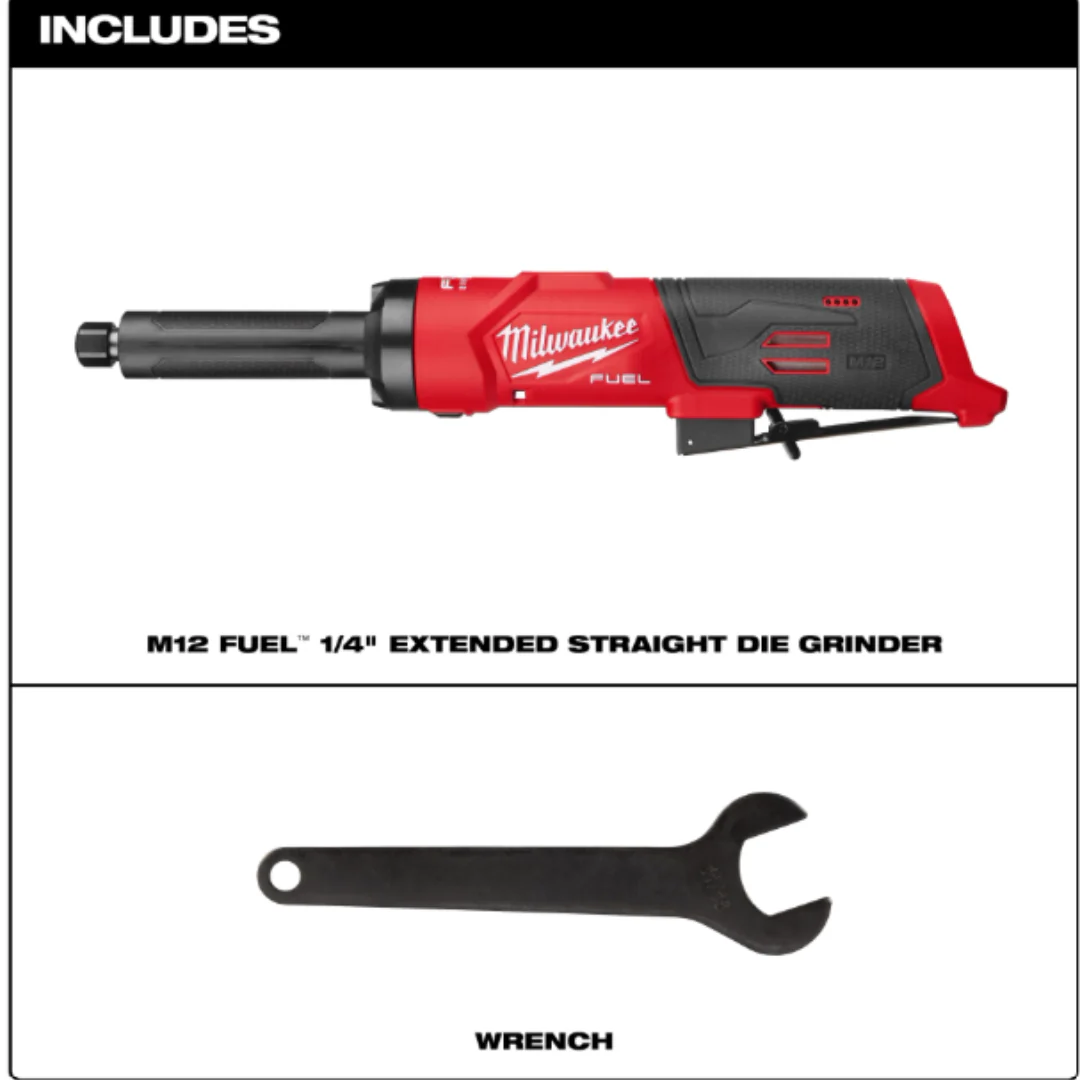 M12 FUEL™ 1/4" Extended Die Grinder - Image 2