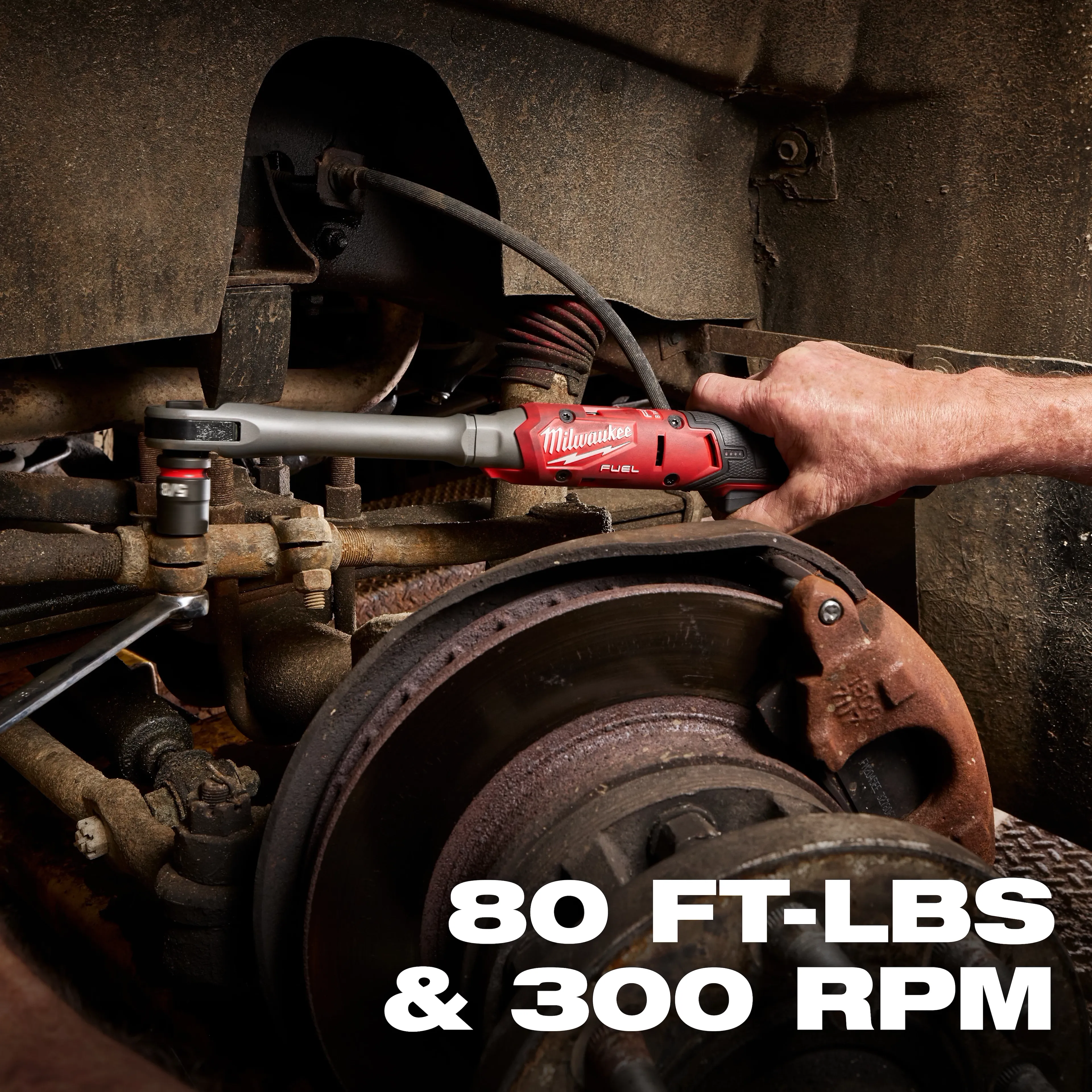 Milwaukee M12 FUEL™ 1/2" Extended Reach Ratchet - Image 10