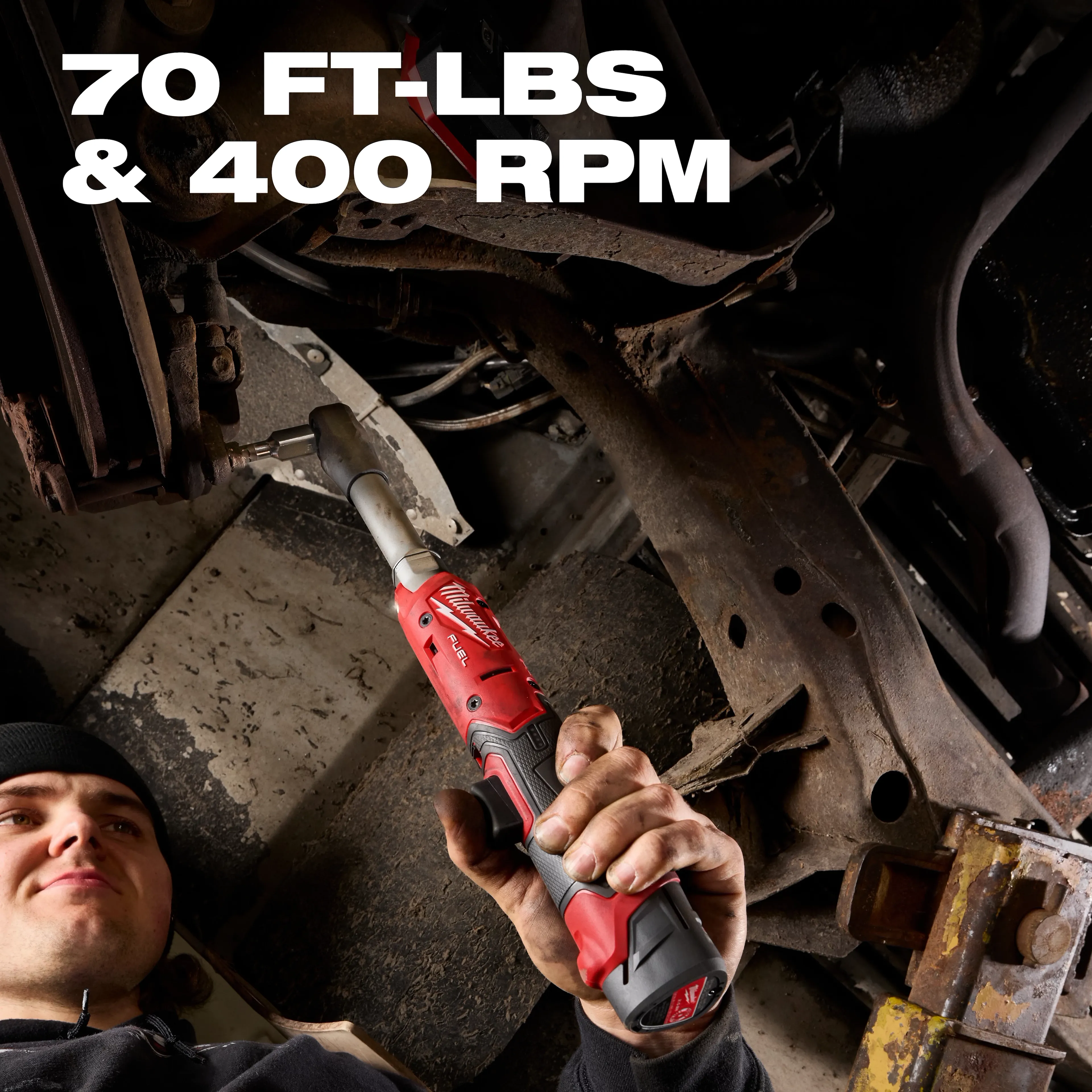 Milwaukee M12 FUEL™ 3/8" Extended Reach Ratchet - Image 9