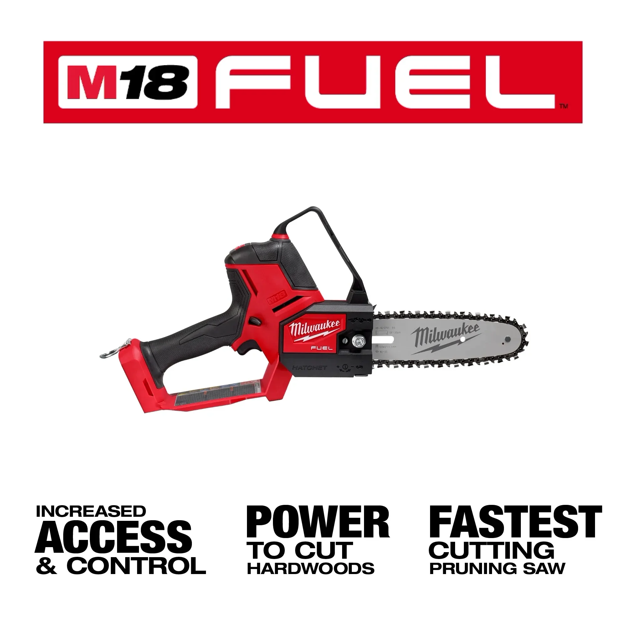Milwaukee M18 FUEL HATCHET 8" Pruning Saw with FREE XC5.0 Resistant Battery - Image 2
