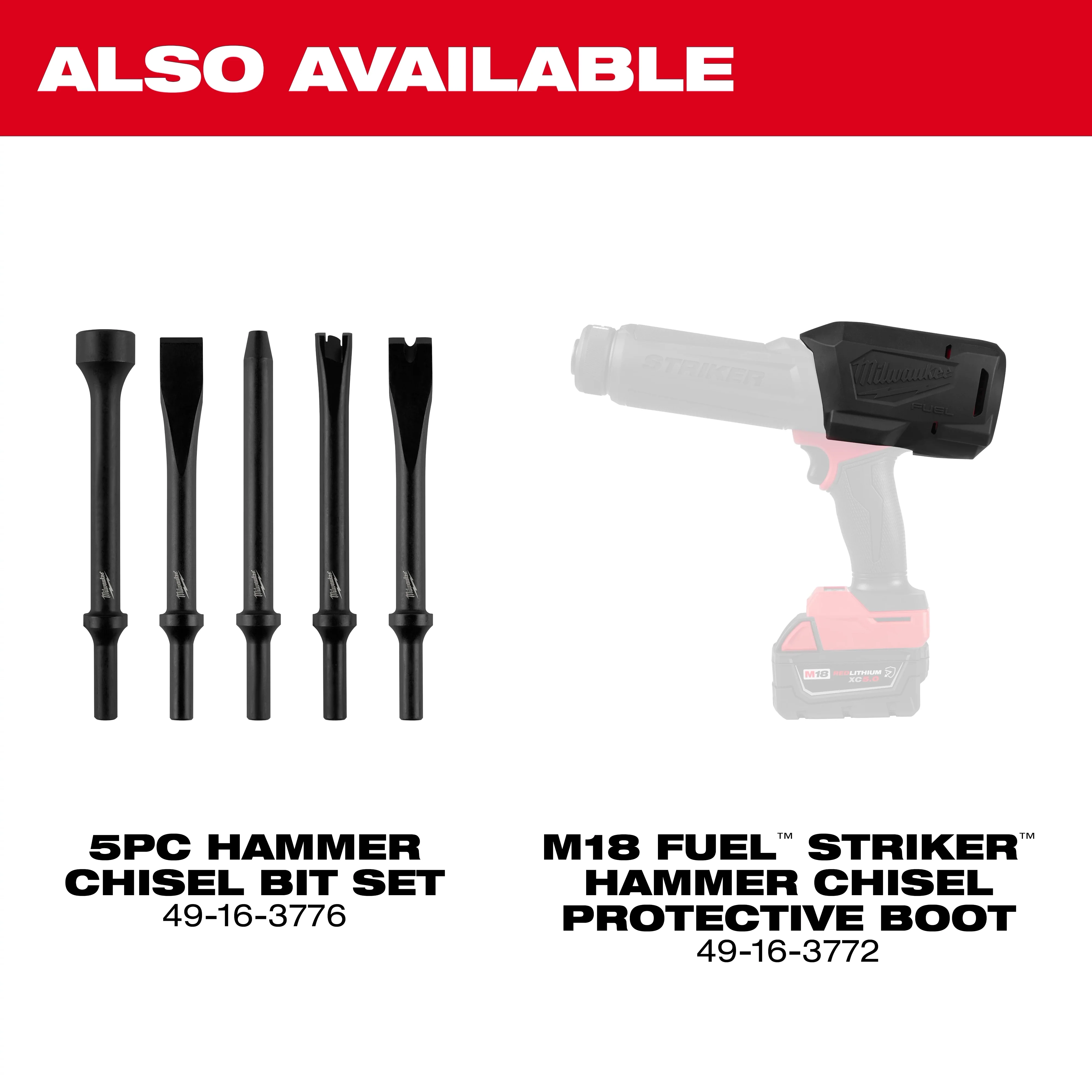 PREORDER: M18 FUEL™ STRIKER™ Hammer Chisel - Image 6